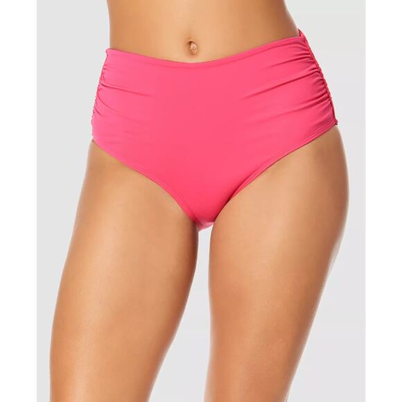 Anne Cole High-Waist Bikini Bottoms Pink Size XL 0955 - Picture 1 of 1